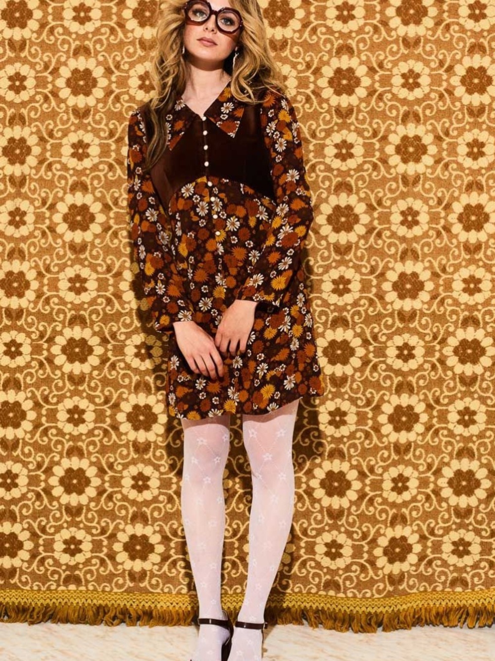 Hippie Shake Elenore Button Front Mini Dress - NWT